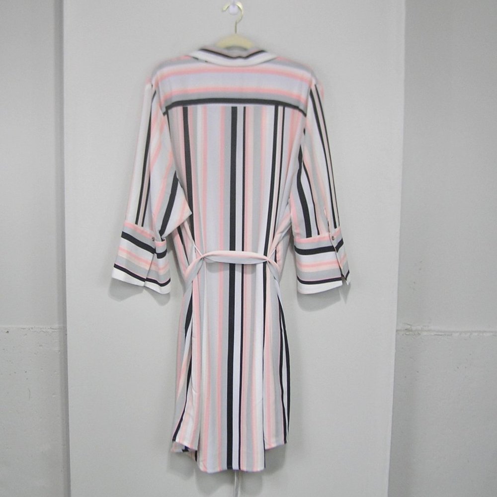 THE LIMITED STRIPED SHIRT DRESS 24W - Picture 3 of 12
